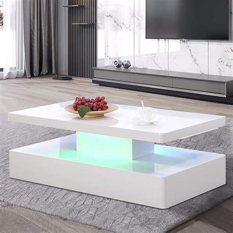 amazon white coffee table|More.